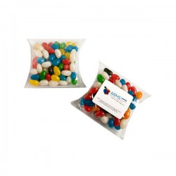 Promotional Jelly Beans - Jelly Beans in Pillow Pack 100G (Mixed Colours or Corporate Colours)
