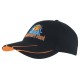 Caps - Brushed Heavy Cotton Cap with Hi-Vis Laminated Two-Tone Peak