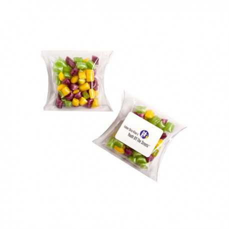 Promotional Lollies - Corporate Coloured Humbugs in Pillow Pack 50G
