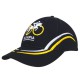 Caps - Brushed Heavy Cotton Cap with Curved Embroidery on Crown and Peak