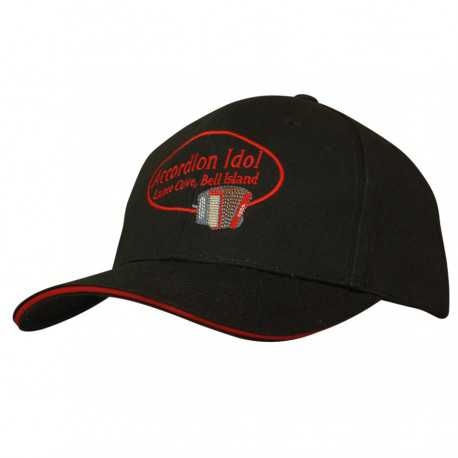 Caps - Deluxe Bull Denim Cotton Twill Cap with Sandwich Trim