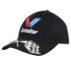 Brushed Heavy Cotton Cap with Liquid Metal Flags