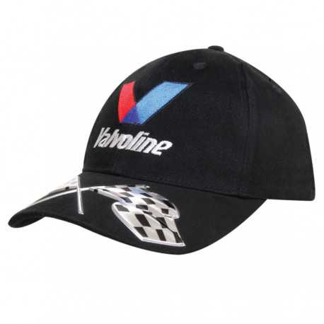 Caps - Brushed Heavy Cotton Cap with Liquid Metal Flags