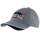 Caps - Brushed Heavy Cotton Cap with Indented Peak