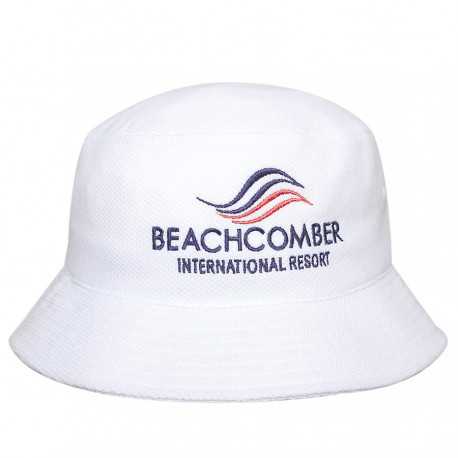Wide Brim Hats - Double Pique Mesh Bucket Hat