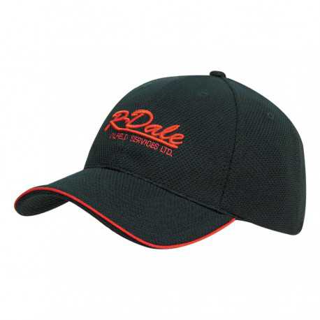Caps - Double Pique Mesh Cap with Open Sandwich