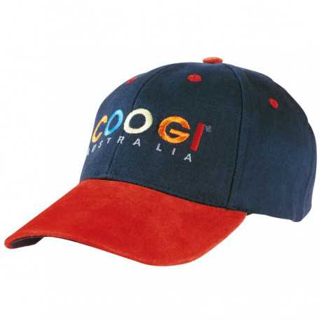 Caps - Brushed Heavy Cotton Cap with Suede Peak