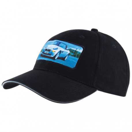 Caps - Brushed Heavy Cotton Cap with Reflective Sandwich & Strap
