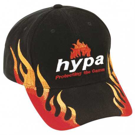 Caps - Brushed Heavy Cotton Cap with Double Flame