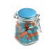 Promotional Jelly Beans - Jelly Beans in Glass Clip Lock Jar 80G (Mixed Colours or Corporate Colours)