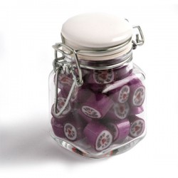 Lollies in Buckets & Jars - Rock Candy in Clip Lock Jar 65G
