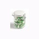 Lollies in Buckets & Jars - Corporate Coloured Humbugs in Glass Clip Lock Jar 160G