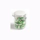 Corporate Coloured Humbugs in Glass Clip Lock Jar 160G