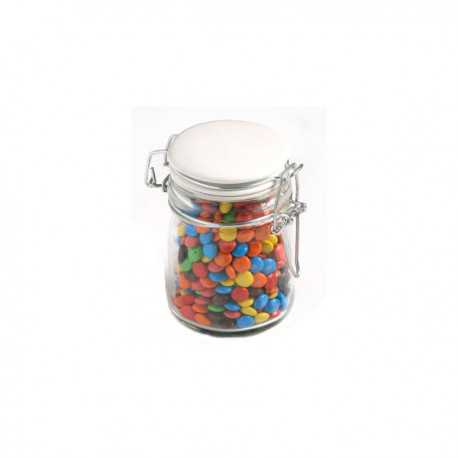 Promotional Chocolates - Mini M&Ms in Glass Clip Lock Jar 160G
