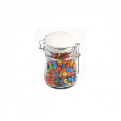 Mini M&Ms in Glass Clip Lock Jar 160G