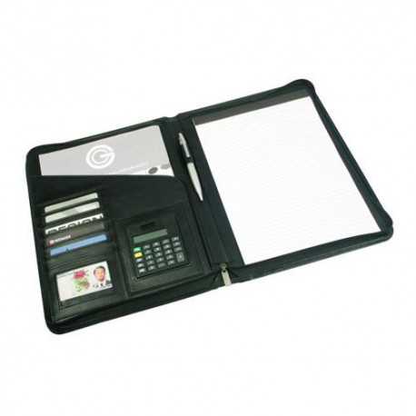 Conference Folders - Microfibre Compendium w/Zipper