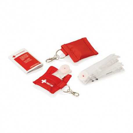 Printed Keyrings - CPR Mask On Keyring