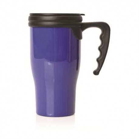 Double Walled Plastic Thermo Travel Mug