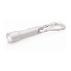 Aluminium Carabiner Torch - Silver