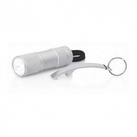 Torches - LED Torch and Bottle Opener Keyring Set