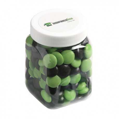 Promotional Chocolates - Choc Beans in Plastic Jar 180G (Mixed Colours)