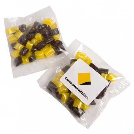 Promotional Lollies - Corporate Coloured Humbugs 50G
