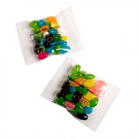 Promotional Jelly Beans - Jelly Bean Bags 25G (Mixed or Corporate Colours)