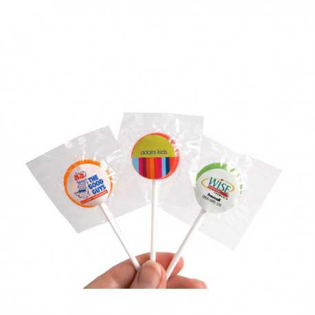 Promotional Lollies - Small Branded Lollipop