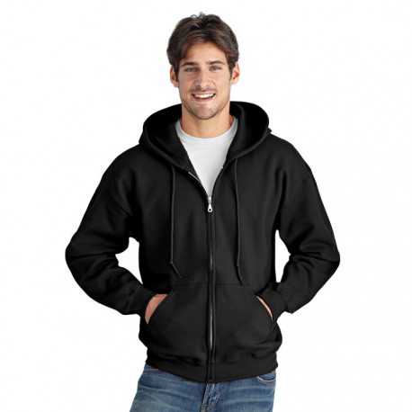 Fleece Tops - Heavy Blend Adult Full Zip Hooded Sweatshirt