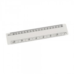 Oval Scale Rule 15cm