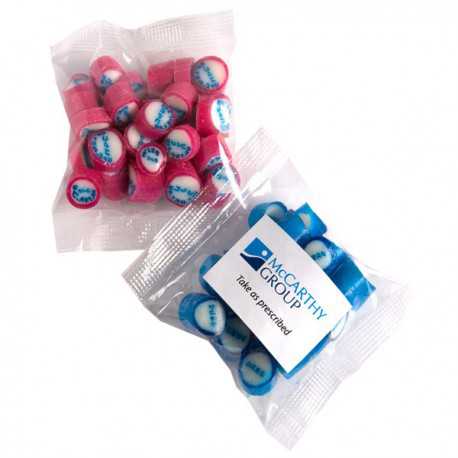 Promotional Lollies - Personalised Rock Candy Bag 40G