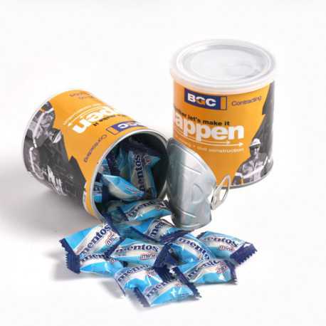 Branded Mints - Mentos in Pull Can