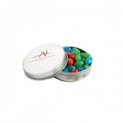 Promotional Jelly Beans - Candle Tin Filled with Mini Jelly Beans 50G (Mixed Colours or Corporate Colours)