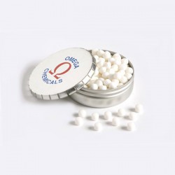 Branded Mints - Click Clack Tin Filled with Mini Mints or Musks 70G