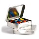 Promotional Chocolates - Rectangle Hinge Tin Fillled with Choc Beans 65G (Mixed Colours)