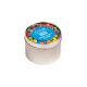 Sweets in Tin Packs - Small Round Acrylic Window Tin Fillled with M&Ms 160G