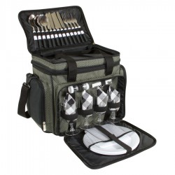 4 Person Picnic Bag with Cooler