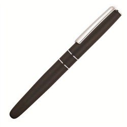 Metal Promotional Pens - Traveller Rubber Metal Rollerball