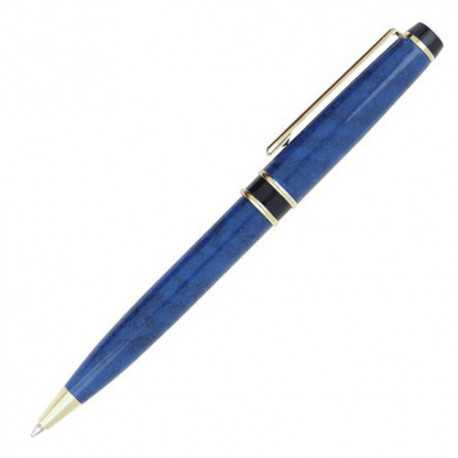 Metal Promotional Pens - W22 Metal Marble Black Trim Ballpoint