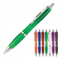 Metal Promotional Pens - Cara Transparent Ballpoint