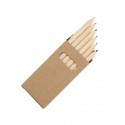 Pencils - Eco Coloured Hafl Sized Pencils 6pk
