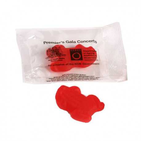 Promotional Jelly Beans - Individual Red or Mixed Colour Jelly Frog