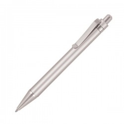 Plastic Promotional Pens - Radio Silver