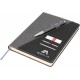 Promotional Journals & Noteboooks - Ottawa A5 Notebook, Black/Grey