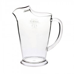 Bar Accessories - 1140ml Poly Ice Lip Jug Badged (W&M)