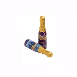 Champagne Bottle Filled with Mini M&M 220G X 2 Stickers