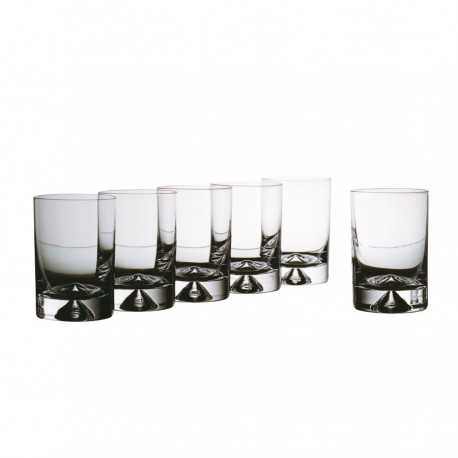 Printed Glasses - Triad Whisky 260ml Set of 6 Gift Boxed