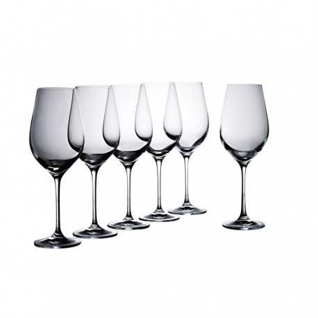 Printed Glasses - Vinoteca Red Wine 450ml Set of 6 Gift Boxed