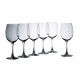 Printed Glasses - Vinoteca Pinot 480ml Set of 6 Gift Boxed