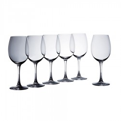 Printed Glasses - Vinoteca Pinot 480ml Set of 6 Gift Boxed